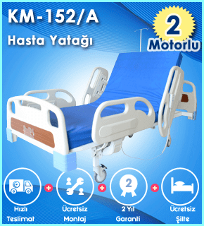 2 Hareketli Hasta Karyolası KM-152/A Model
