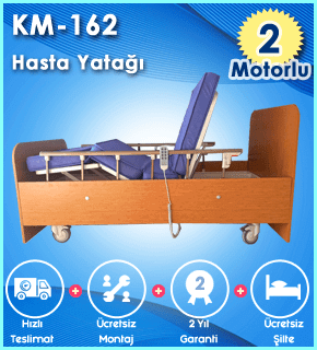 2 Hareketli Ev Tipi Hasta Karyolası KM-162 Model
