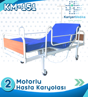 2 Motorlu Hasta Yatağı KM-151