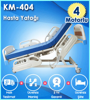 4 Hareketli Hasta Karyolası KM-404 Model