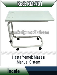 Hasta Yemek Masası Manuel