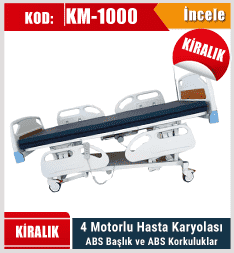 Kiralık 4 Motorlu Hasta Karyolası