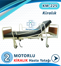 Kiralık 2 motorlu ekonomik hasta yatağı