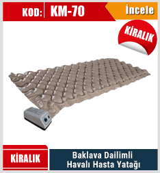 Kiralık baklava dilimli havalı yatak